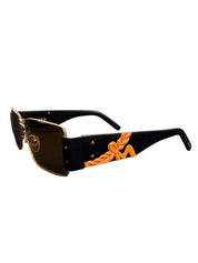 MCM MW0012 32J Rectangular Sunglasses