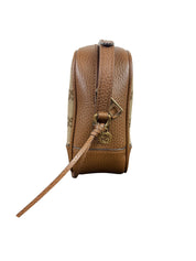 Gucci Bree GG Canvas Leather Crossbody Bag Beige/Brown