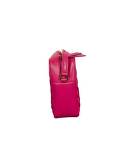 Saint Laurent Lou Pink Matelassé Calfskin Camera Bag