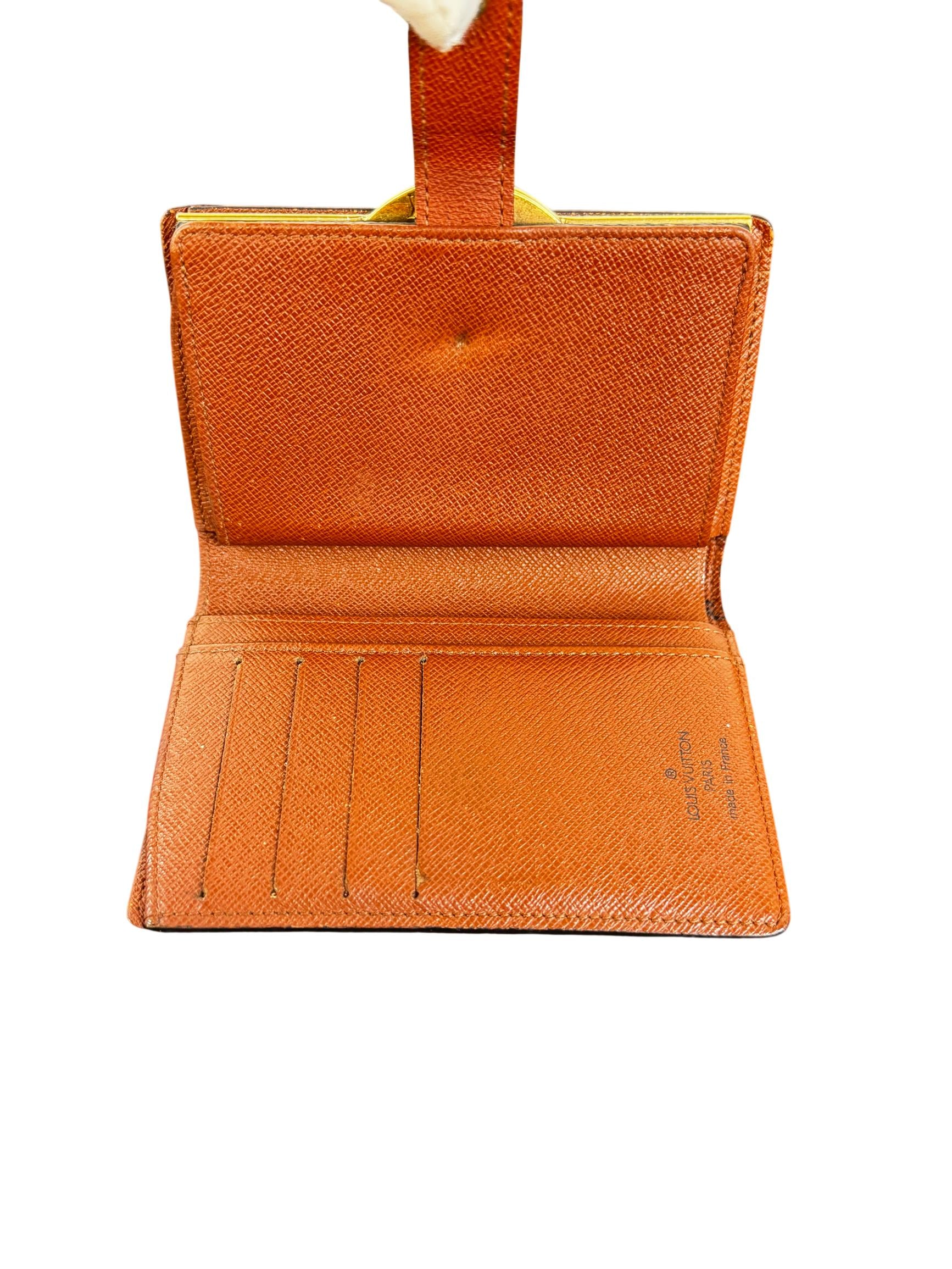 Louis Vuitton Portefeuille Viennois Kisslock Wallet