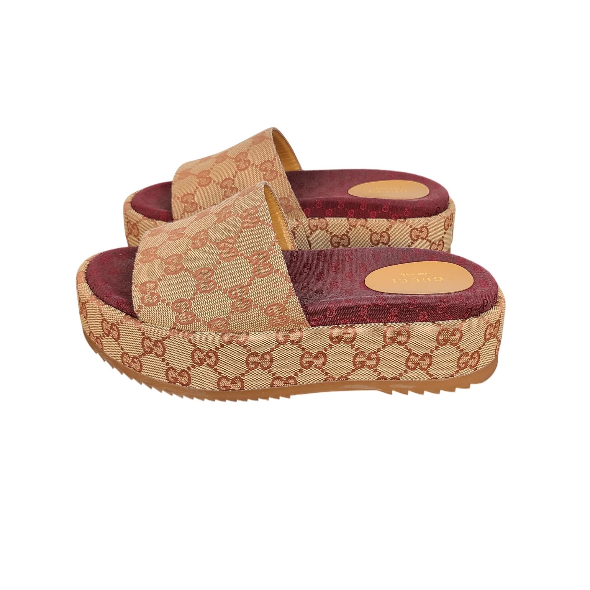 Gucci Angelina Platform Sandals