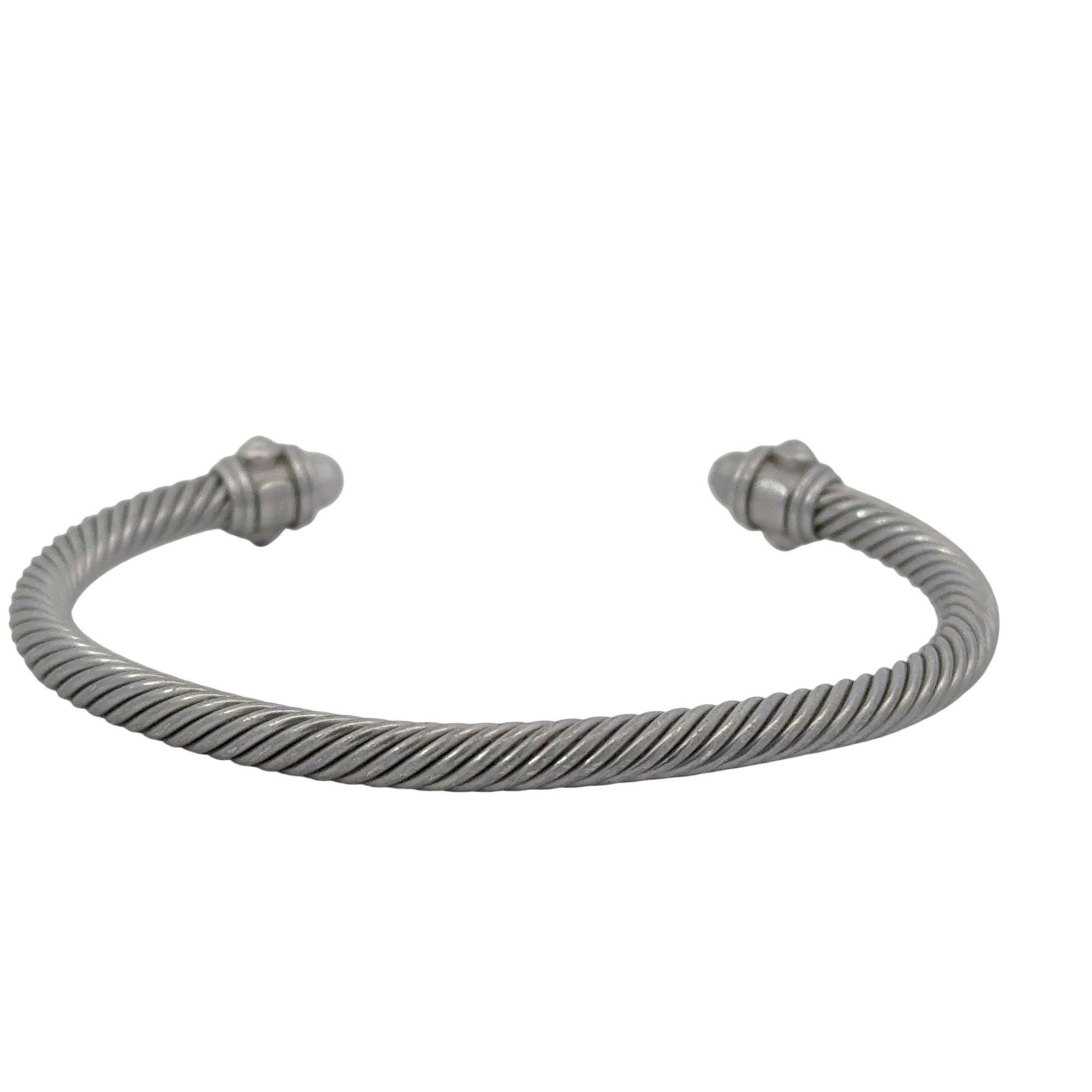 Classic Cable Bracelet 4mm Sterling Silver Aluminum David Yurman 925