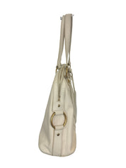 Saint Laurent Muse White Leather Satchel