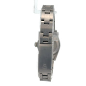Rolex Oyster Perpetual Ladies Watch Stainless Steel Silver Dial 76080