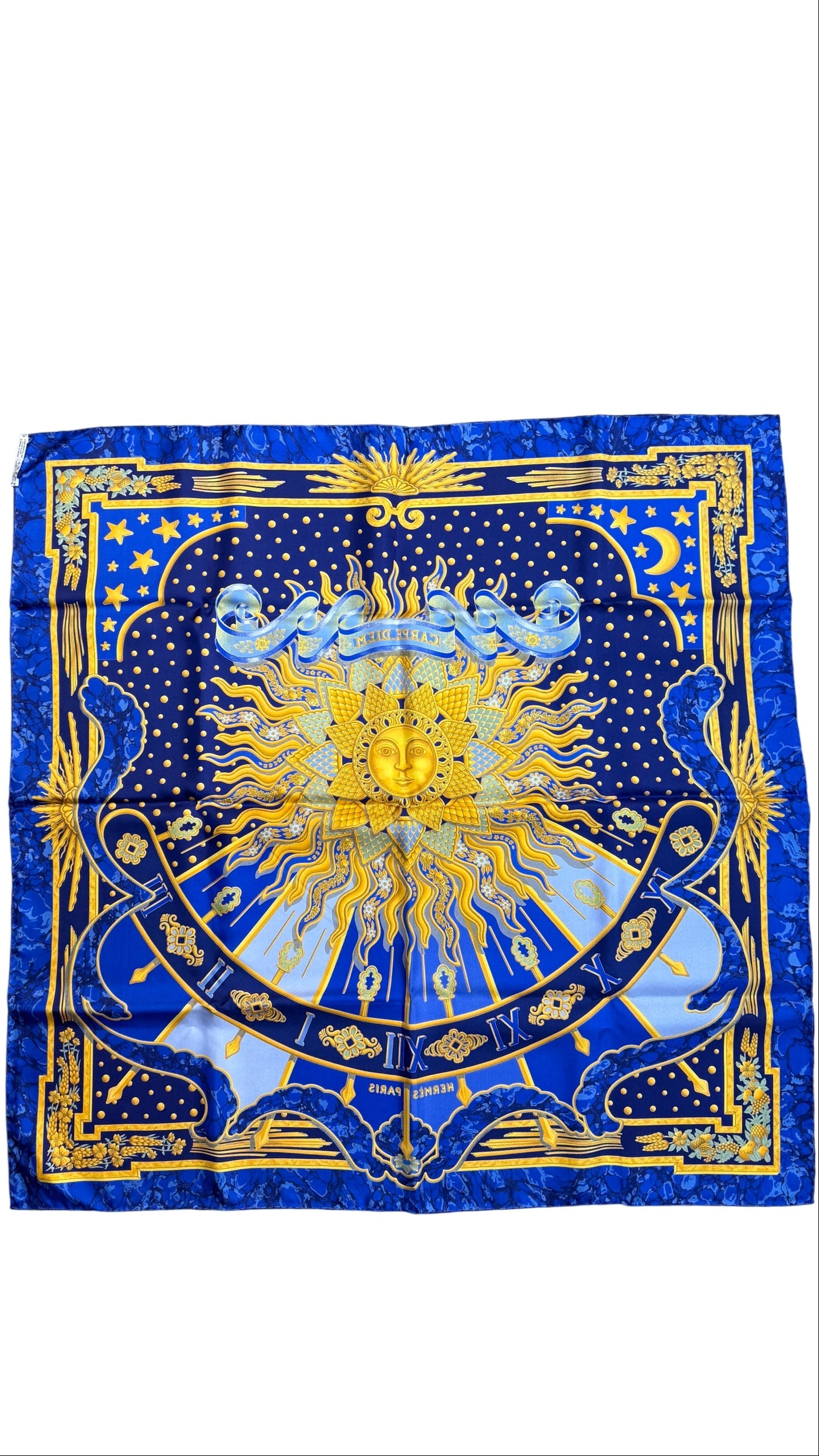 Hermès Carpe Diem Silk Scarf