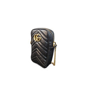 Gucci GG Marmont Matelassé Mini Phone Crossbody