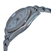 Rolex Oyster Perpetual Datejust 31mm SS 1990 Silver & Diamond Dial, 68274
