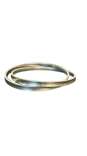 Tiffany & Co. 1837 Interlocking Sterling Silver Bangles Set (2)
