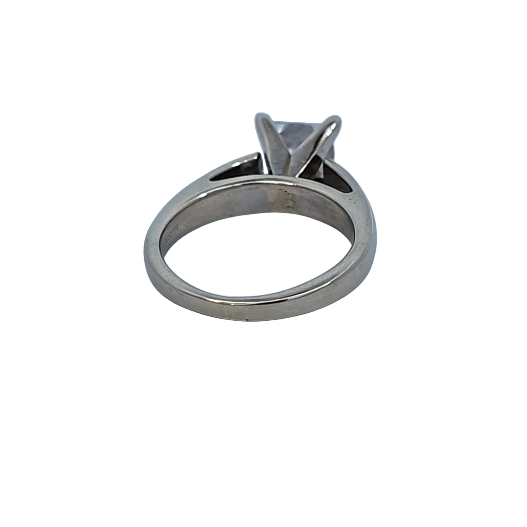 Natural Diamond Princess Cut 2ctw 14K White Gold Ring