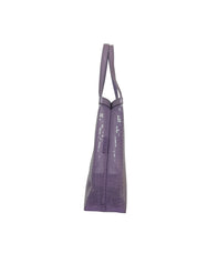 Prada Purple Sequin Mesh and Leather Tote