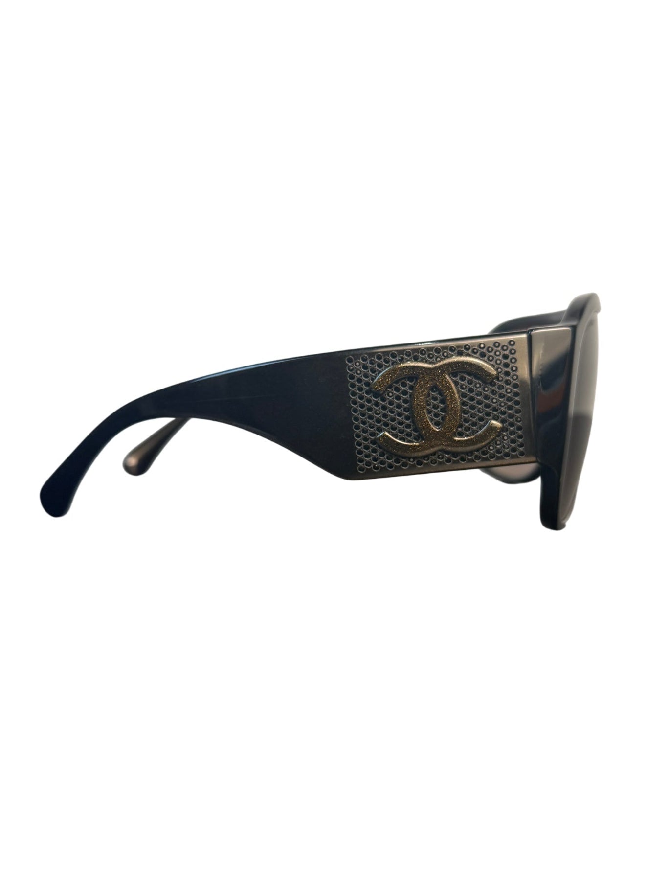 Chanel 5081-B Strass Rhinestones Square CC Sunglasses
