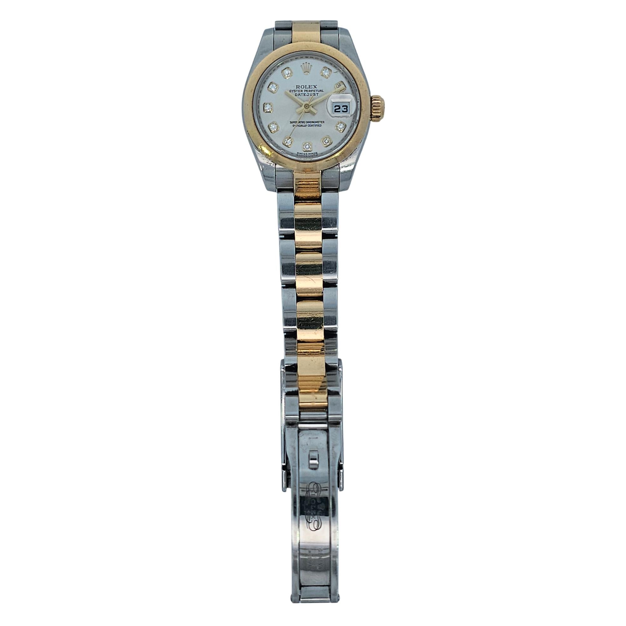 Rolex Datejust Two-Tone 18k Yellow Gold & Stainless Steel