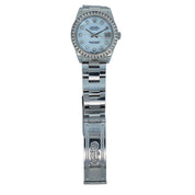 Rolex Oyster Perpetual Datejust 31mm 2000 SS Pearl Diamond Dial & Diamond Bezel 78240