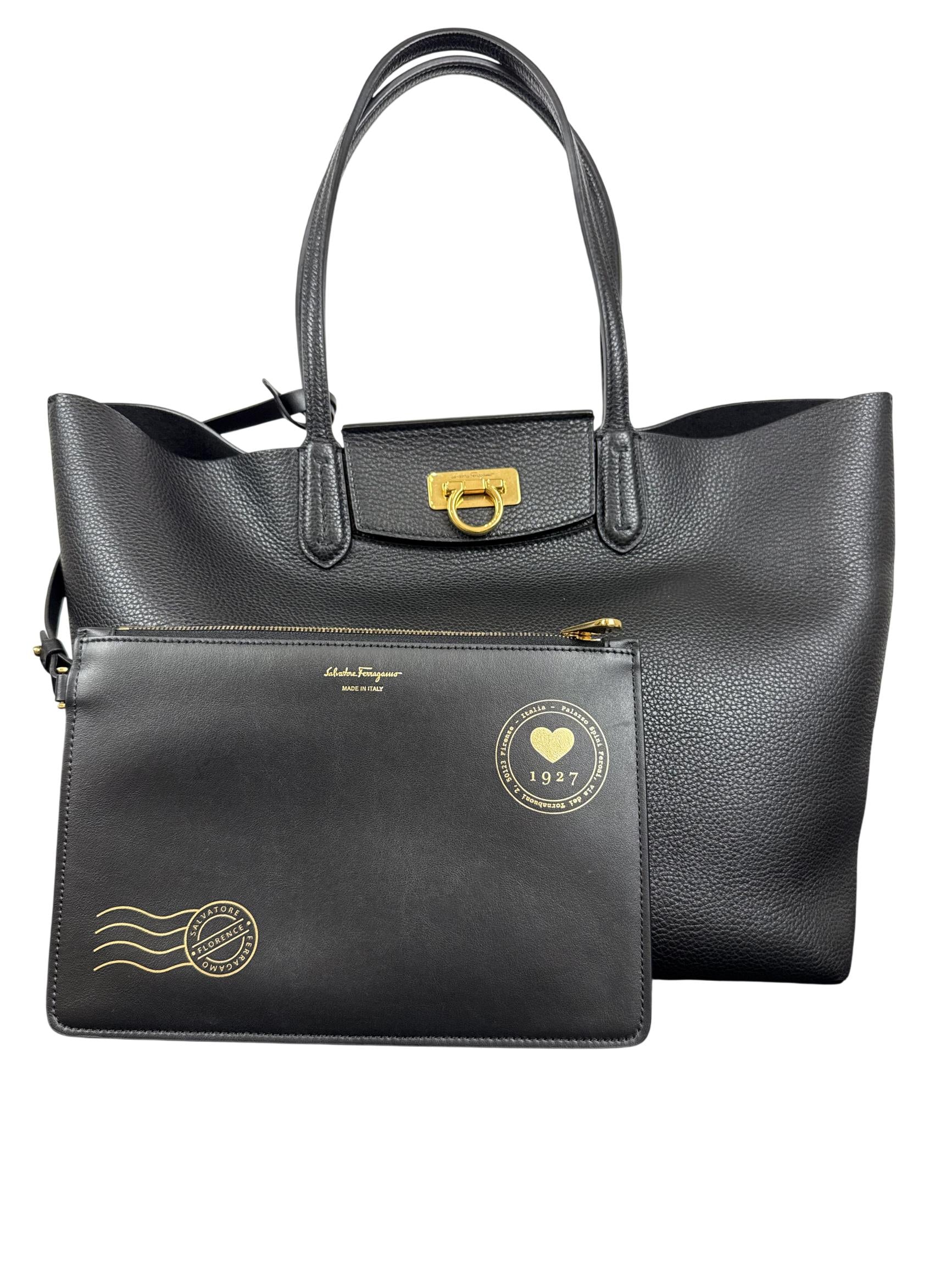 Salvatore Ferragamo Gancini Tote Bag