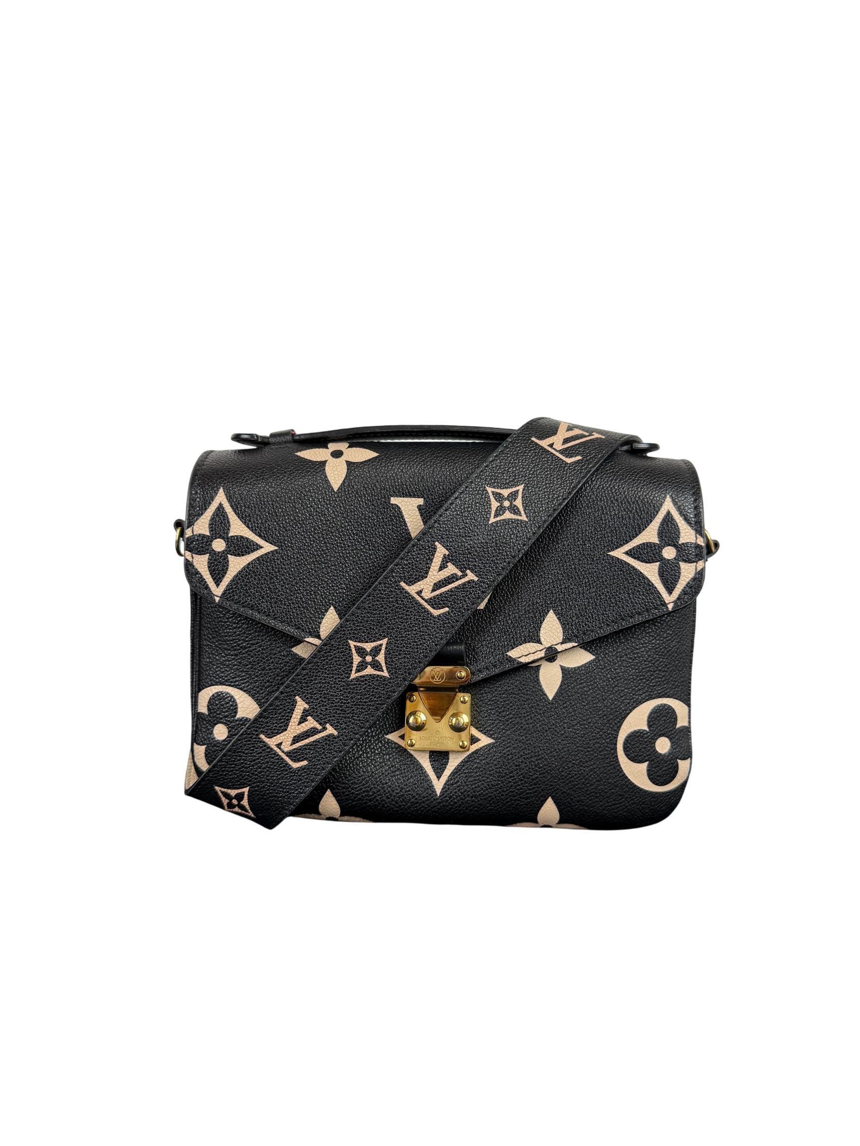 Louis Vuitton Pochette Métis Bicolour Monogram Empreinte Leather Bag