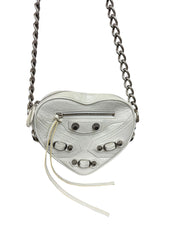 Balenciaga Le Cagole Mini Heart Shaped Crossbody Bag