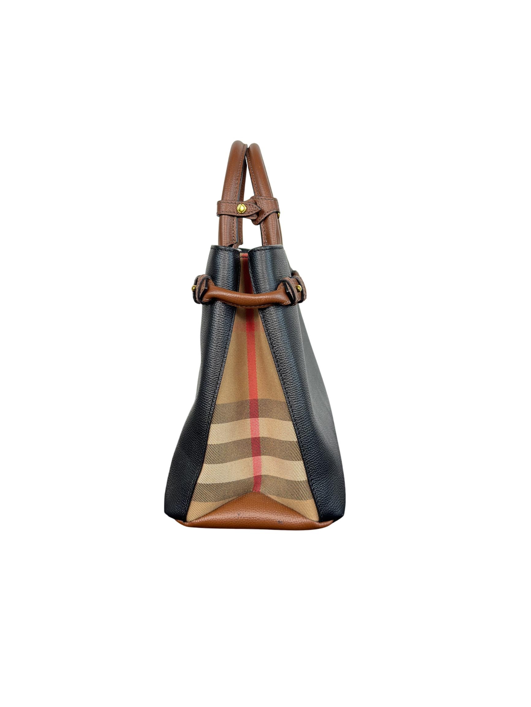Burberry House Check Medium Banner Tote