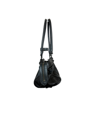 Balenciaga Le City East-West Black Leather Shoulder Bag