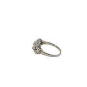 Diamond Ring, LDS RG 4DIAS .52CTW, 3.8g 14k White Gold
