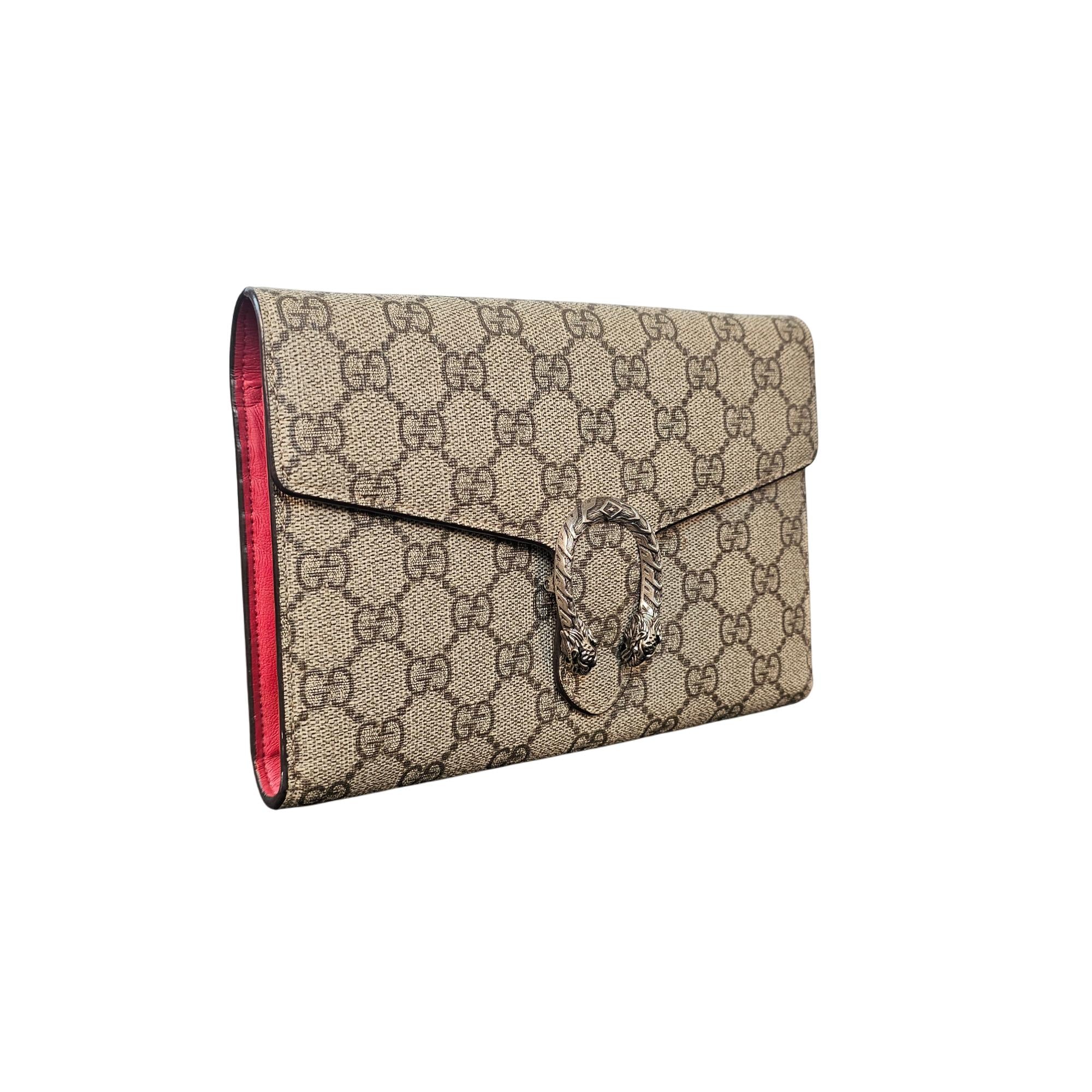 Gucci GG Supreme Mini Dionysus Wallet on Chain