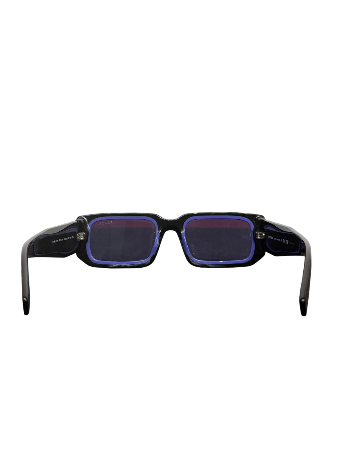 Prada Symbole PR 06YS Black/Violet Sunglasses