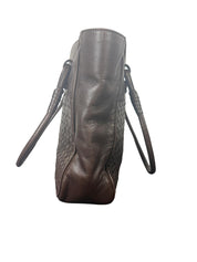 Vintage Bottega Veneta Intrecciato Small Leather Tote Bag