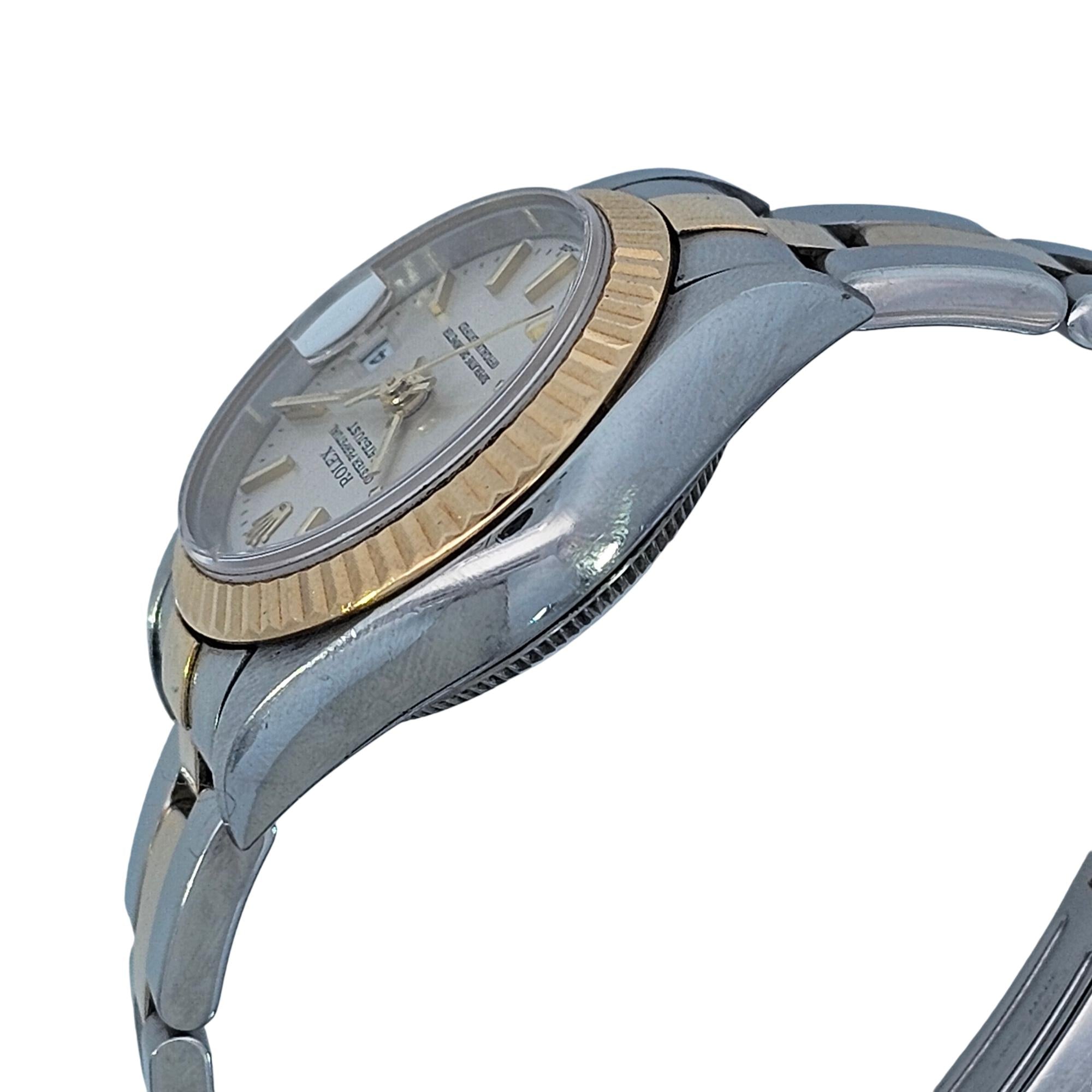 Rolex Oyster Perpetual Datejust 26mm 18K/SS 2002 Champagne Dial 79173