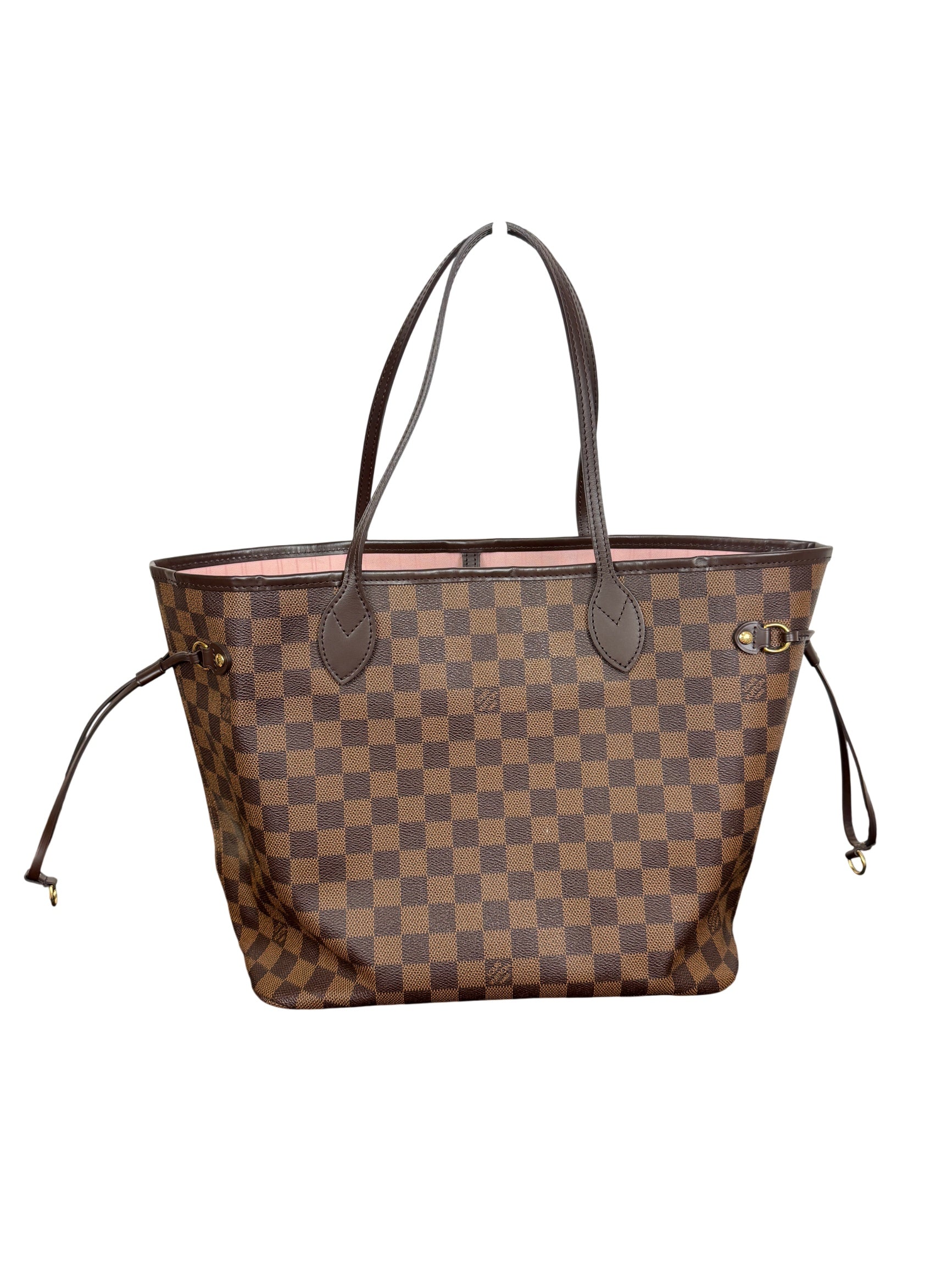Louis Vuitton Neverfull MM Damier Ebene Tote Bag