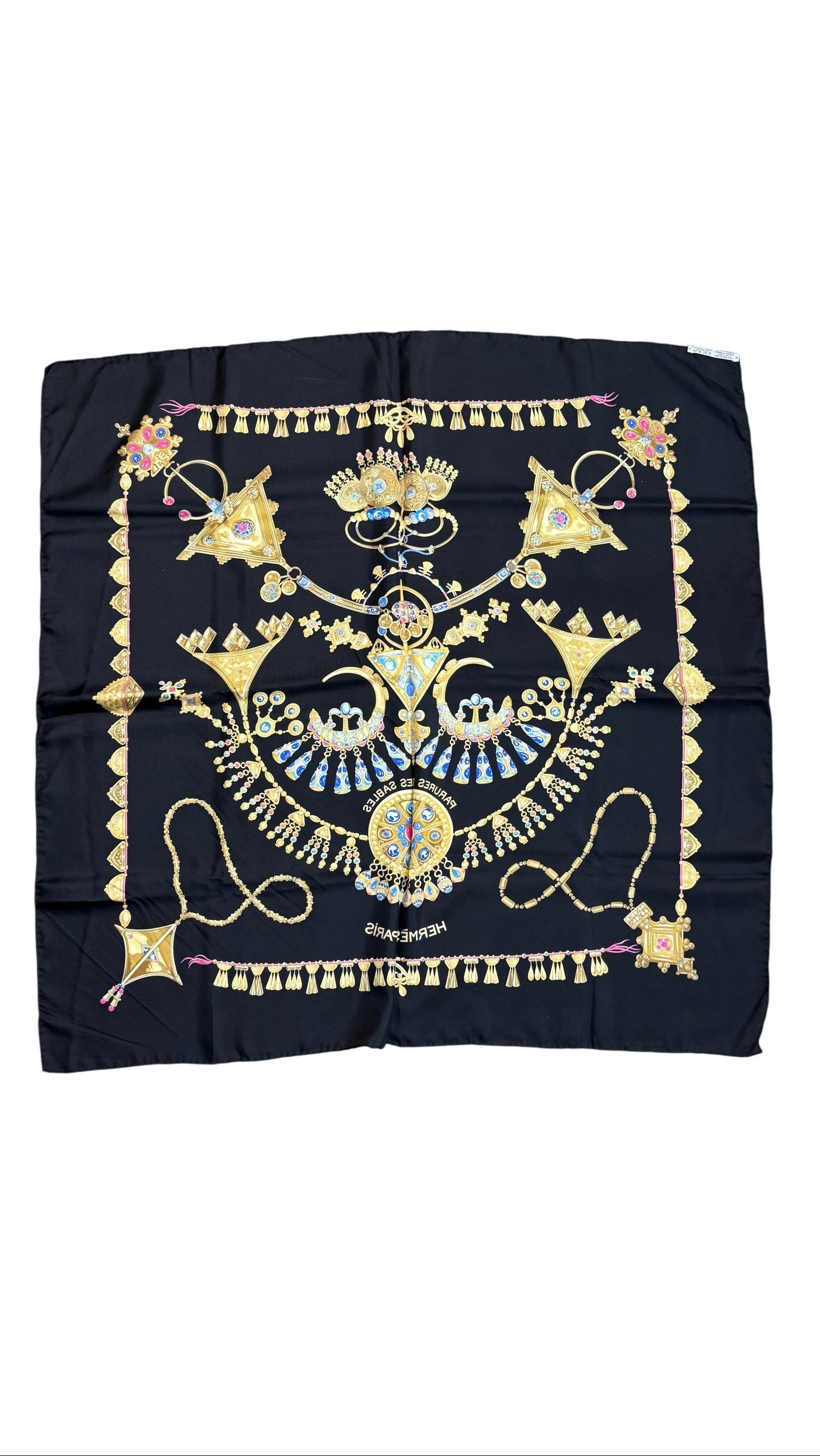 Hermès Parures des Sables Silk Scarf