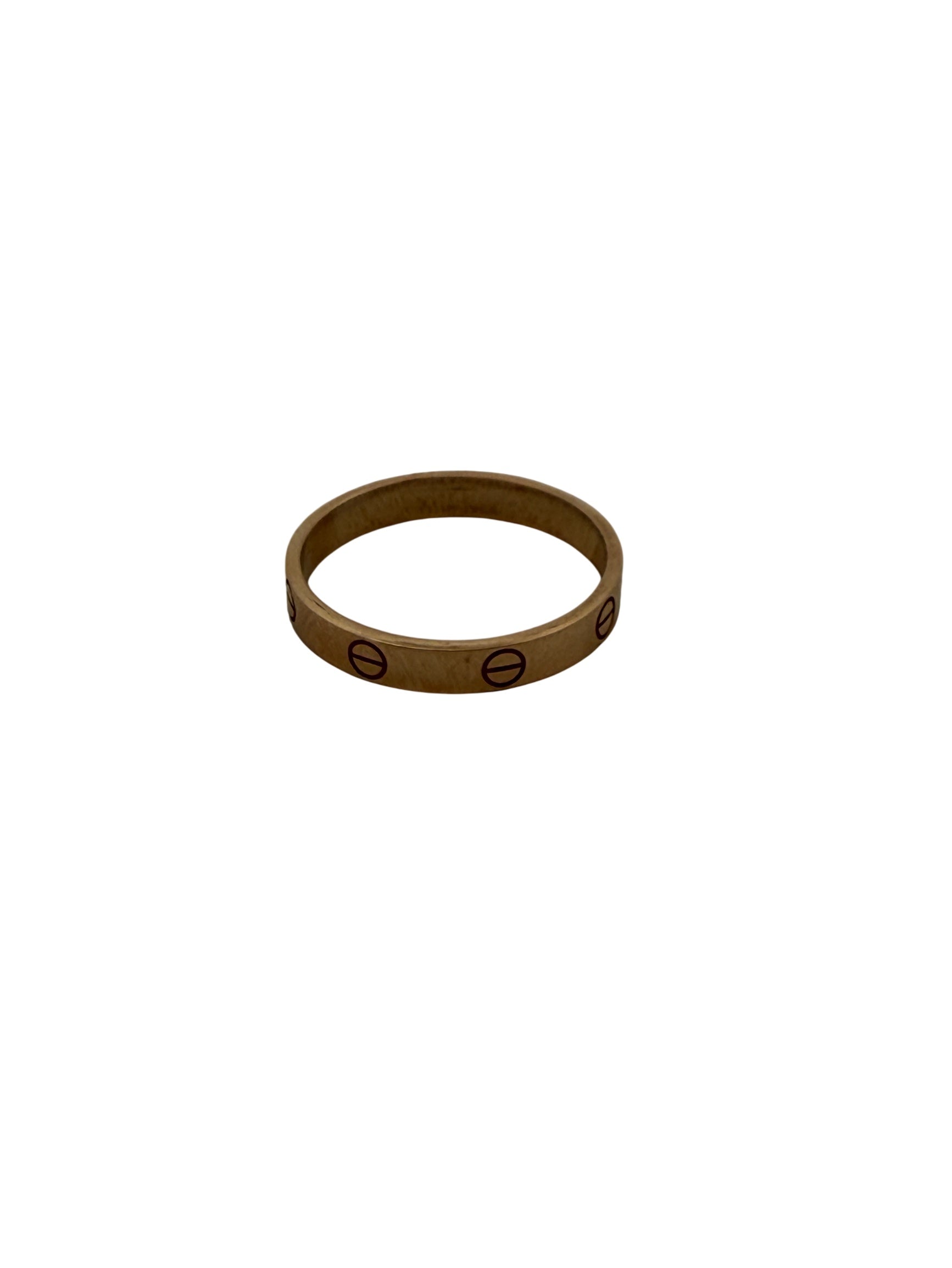 Cartier Love Ring 18k Yellow Gold