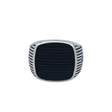 David Yurman Royal Cord Sterling Silver Onyx Signet Ring