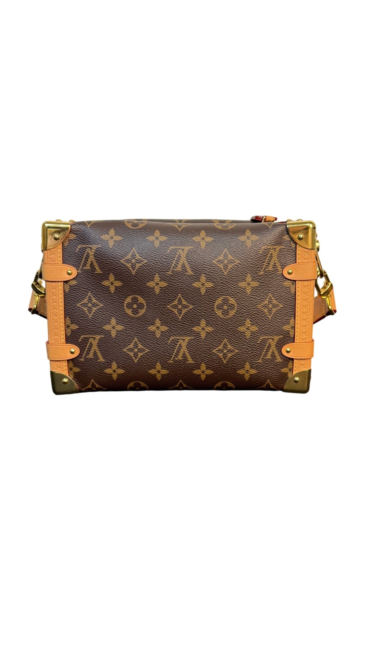 Louis Vuitton Side Trunk MM Monogram Canvas Shoulder Bag