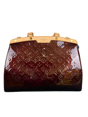 Louis Vuitton Monogram Vernis Amarante Brea GM Handbag