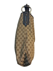 Gucci GG Canvas Horsebit Hobo Shoulder Bag