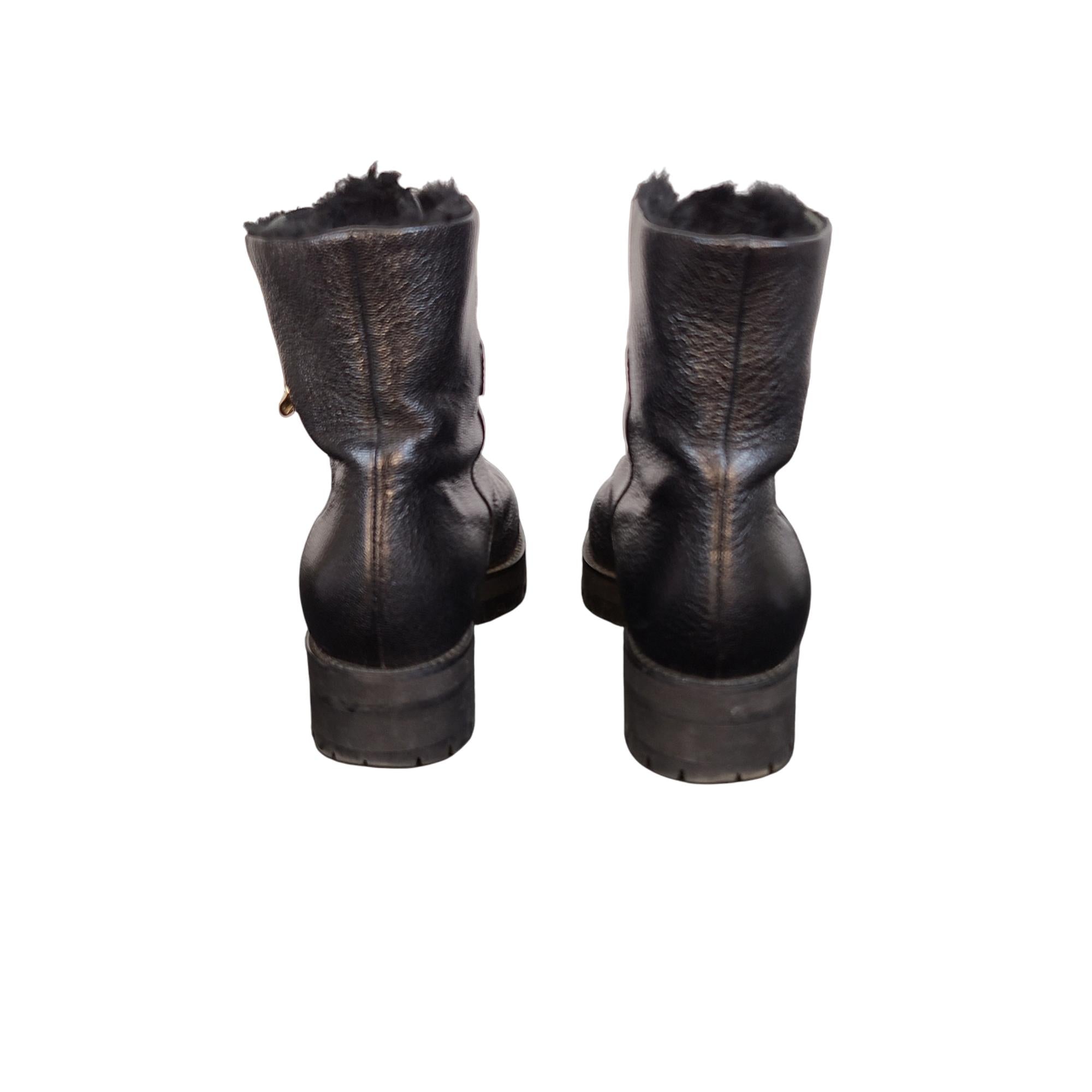 Jimmy Choo Fur Moto Boot