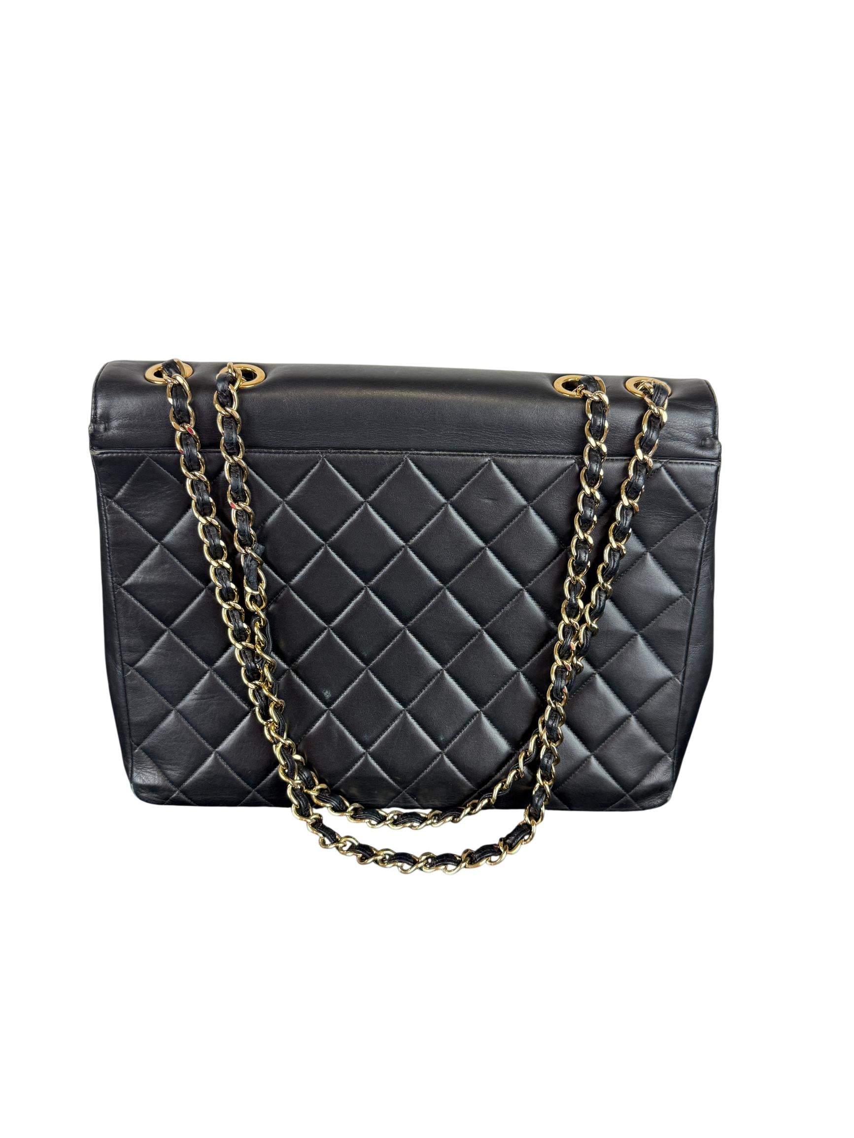 Chanel Jumbo Classic Flap Bag Lambskin Leather