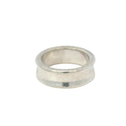 1837 Sterling Silver Band Ring, 6.8mm Wide, Vintage 1997 Tiffany & Co. 925