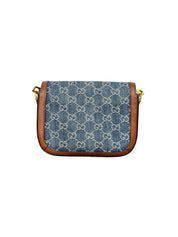 Gucci Horsebit 1955 Mini Denim Crossbody