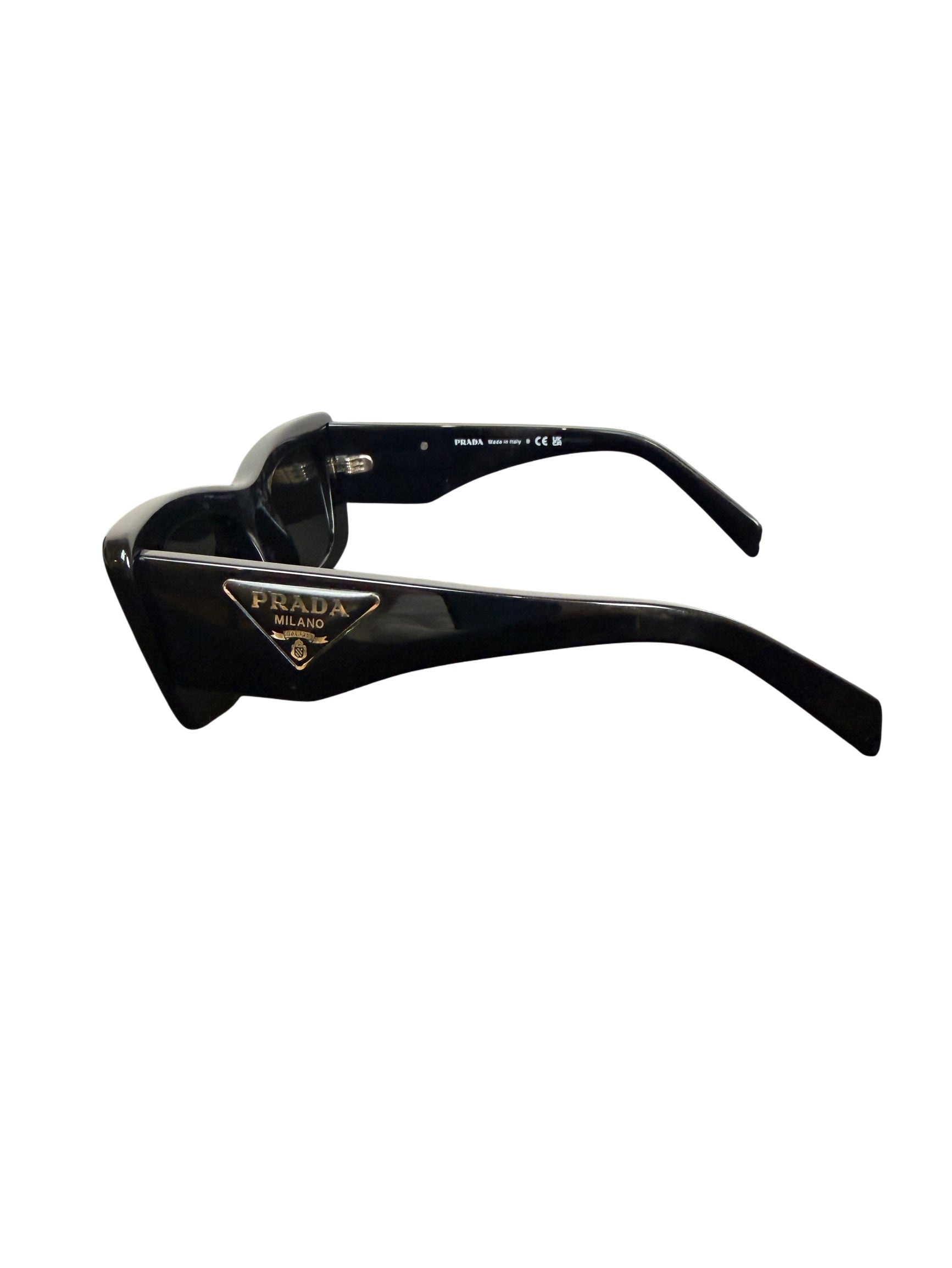 Prada Black Cat Eye Sunglasses PR 13ZS 1AB5S0