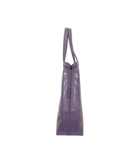 Prada Purple Sequin Mesh and Leather Tote