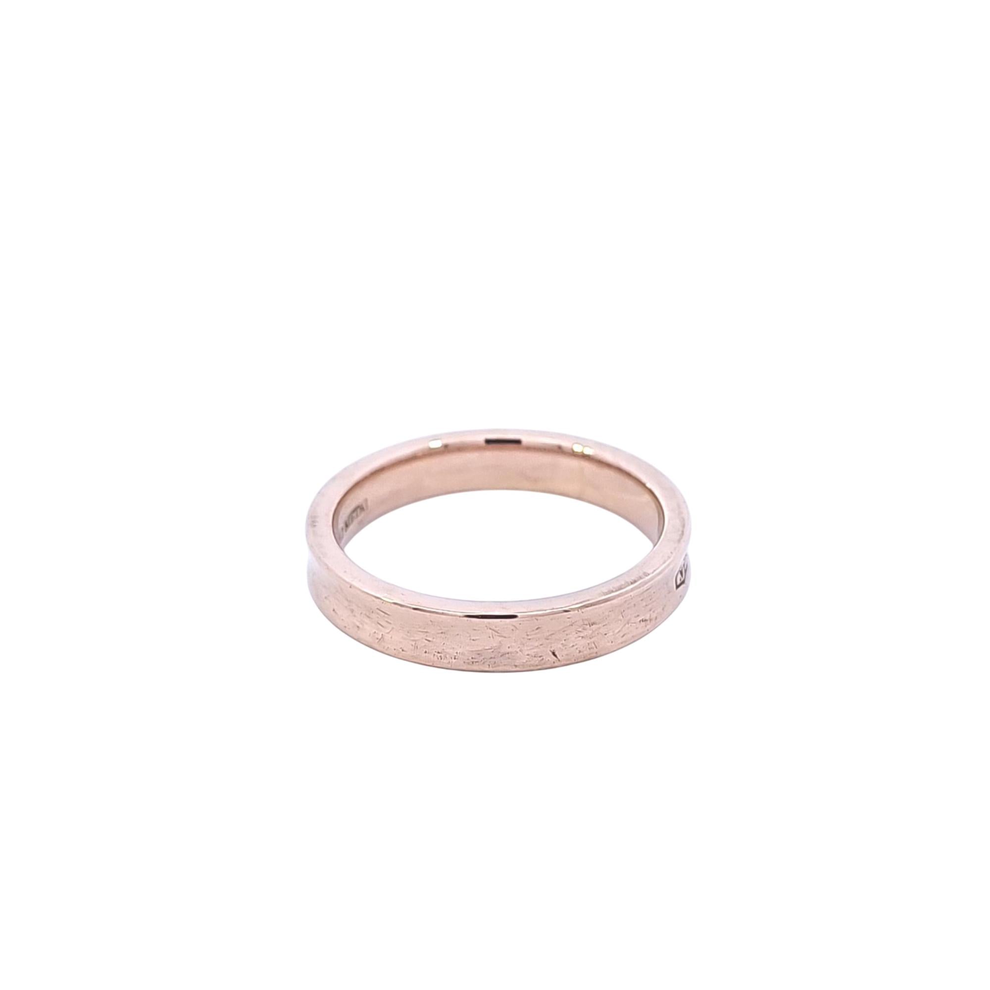 Tiffany & Co. 1837 Rubedo Metal Narrow Band Ring