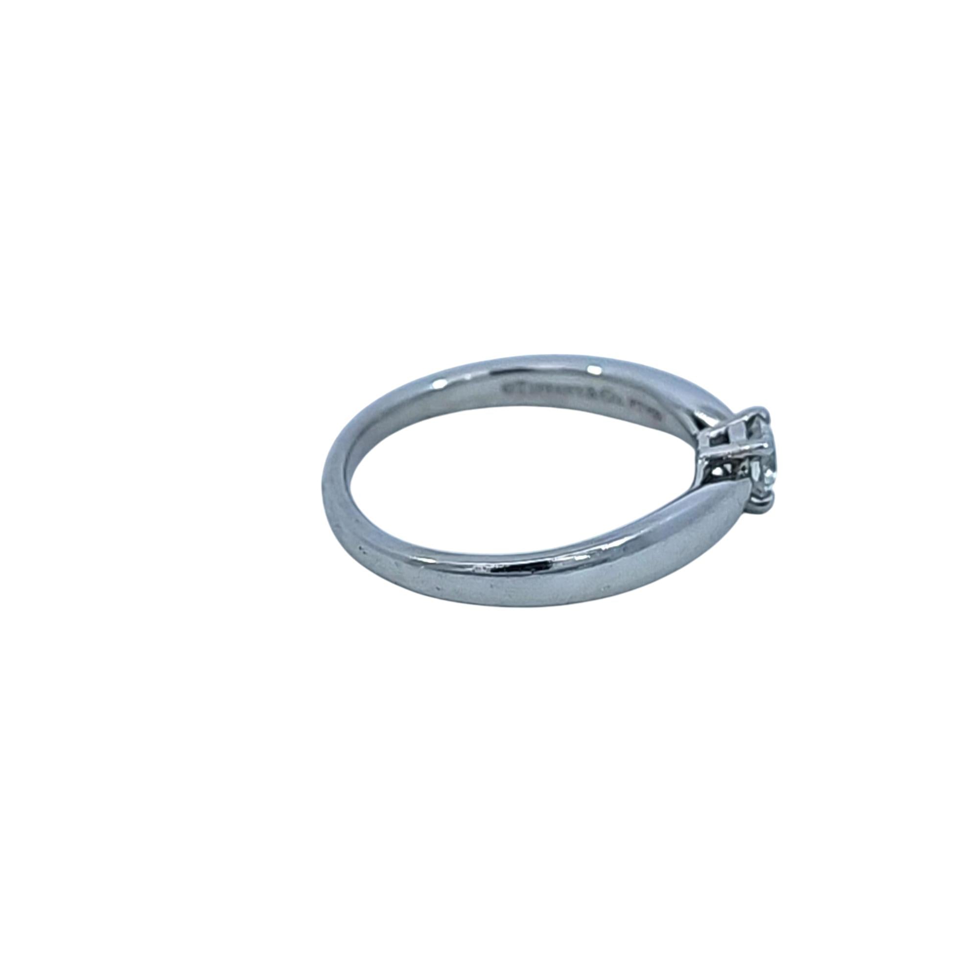 Tiffany & Co. Harmony Platinum .17 Carat Diamond Ring