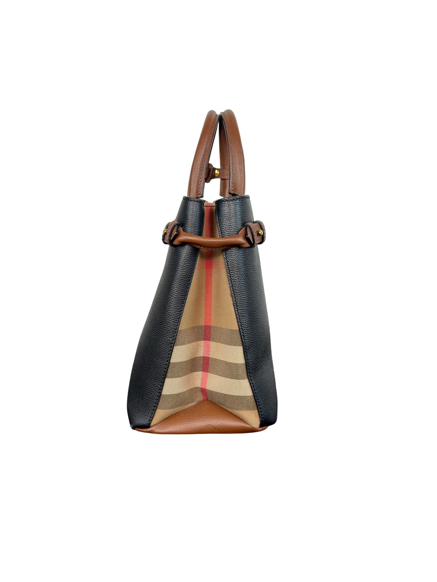 Burberry House Check Medium Banner Tote