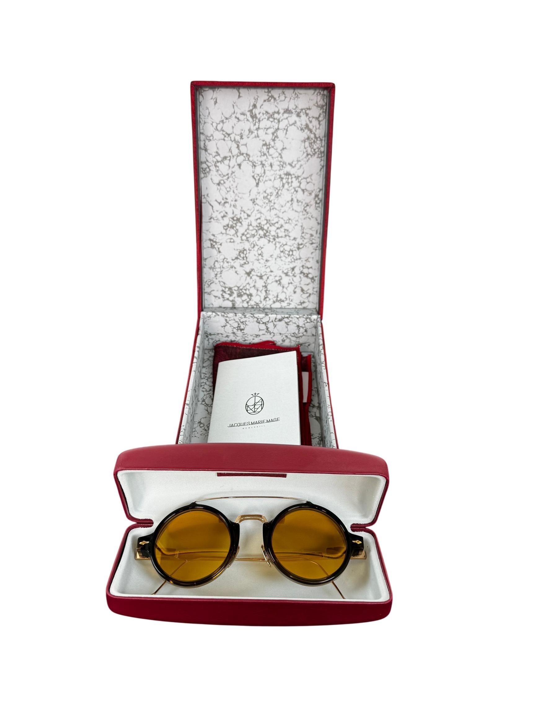 Jacques Marie Mage Eluard Round Sunglasses