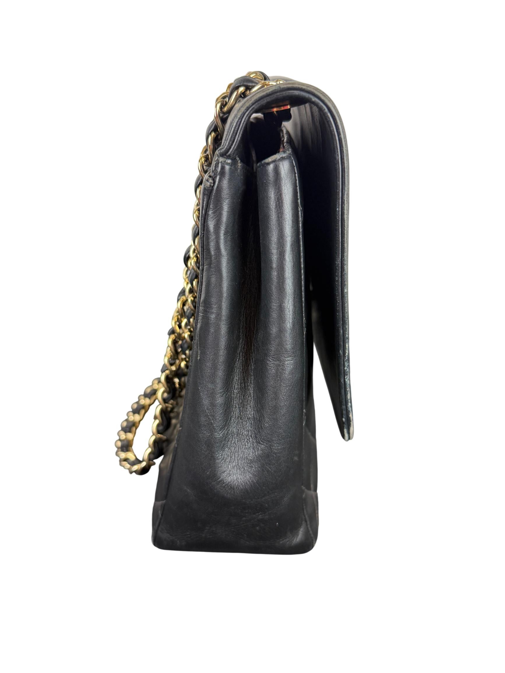 Chanel Jumbo Classic Flap Bag Lambskin Leather
