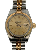 Rolex Lady-Datejust 69173 Two-Tone Stainless Steel & 18K Yellow Gold Automatic Watch 26mm
