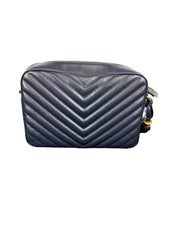 Yves Saint Laurent Lou Camera Bag in Black Quilted Leather
