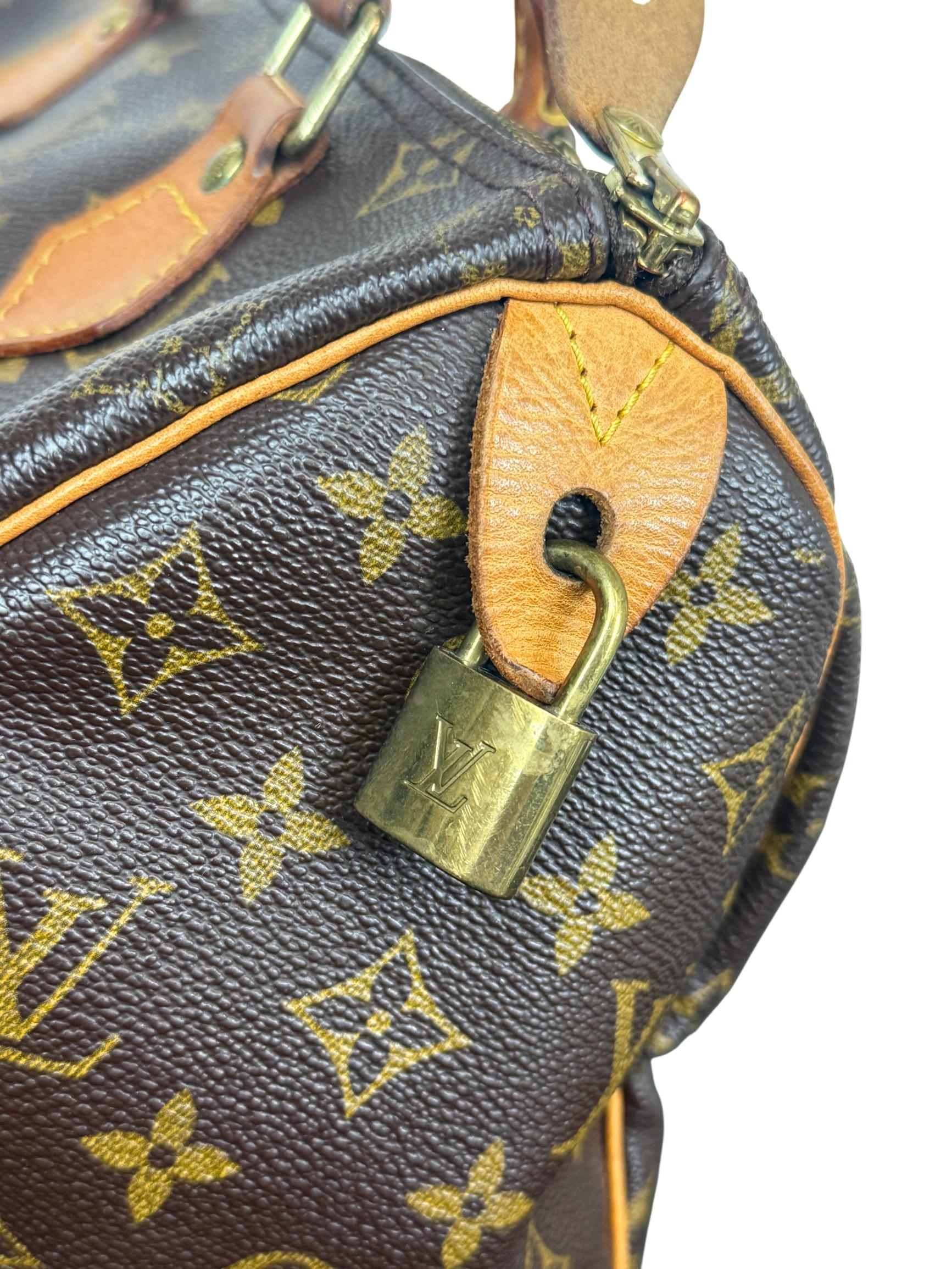 Louis Vuitton Speedy 25 Monogram Canvas Handbag
