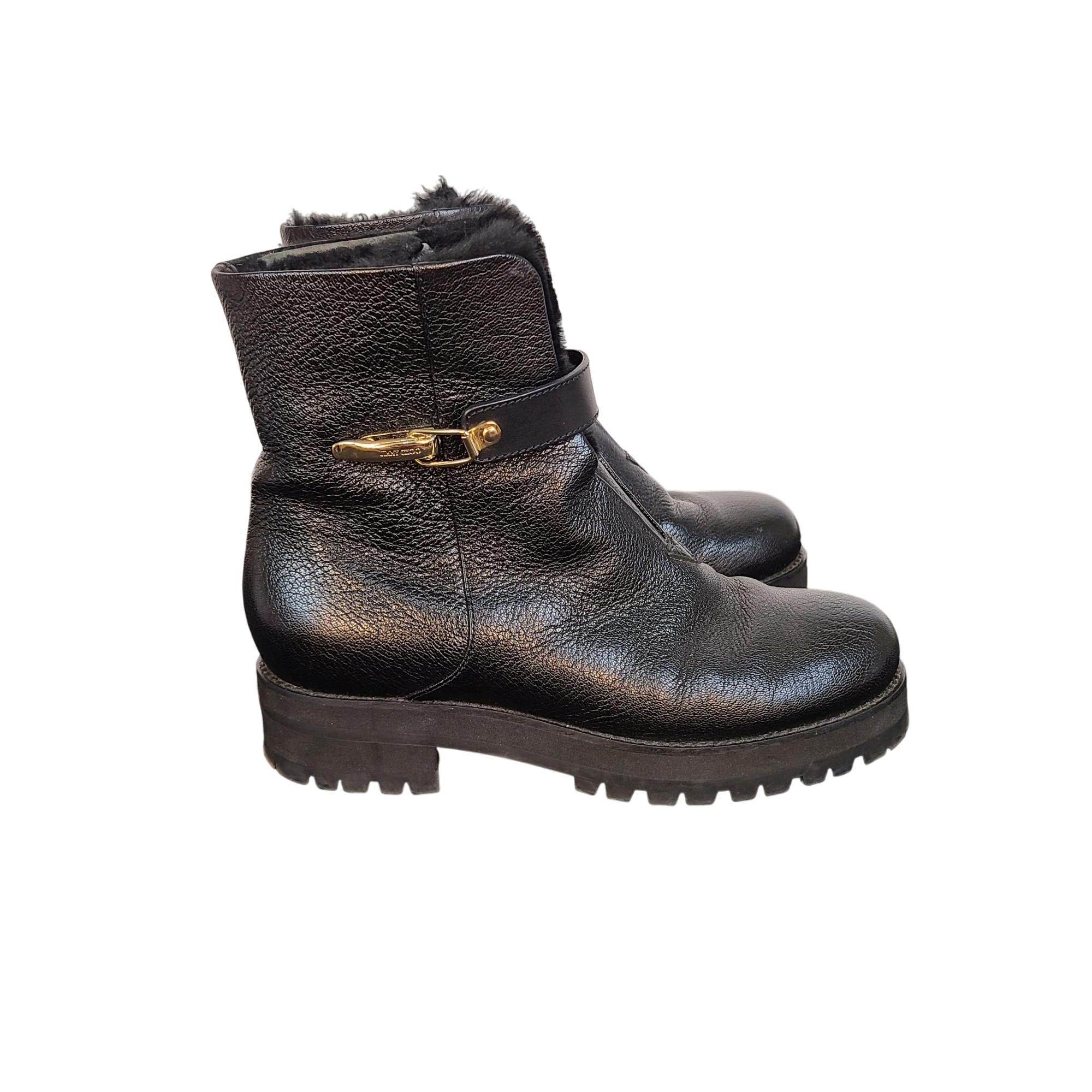 Jimmy Choo Fur Moto Boot