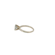 1.04ctw Round Diamond Solitaire 14K Yellow Gold Engagement Ring